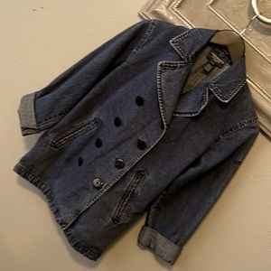 Vintage Polo Jeans Co Ralph Lauren Jean Jacket Color: original distressed blue.